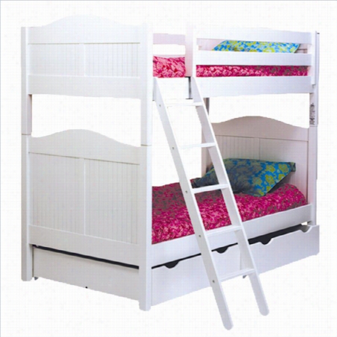 Bolton Furniture Wakefield Cottage Twin Over Doubled Bunk Bed In White