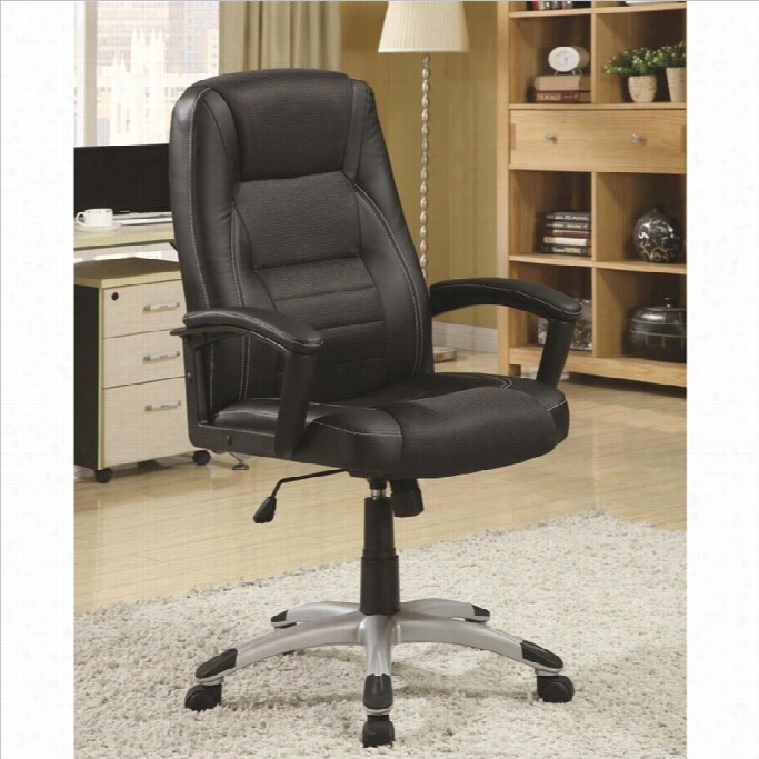 Coaster Adjustable Eexecutive Office  Chairman In Black