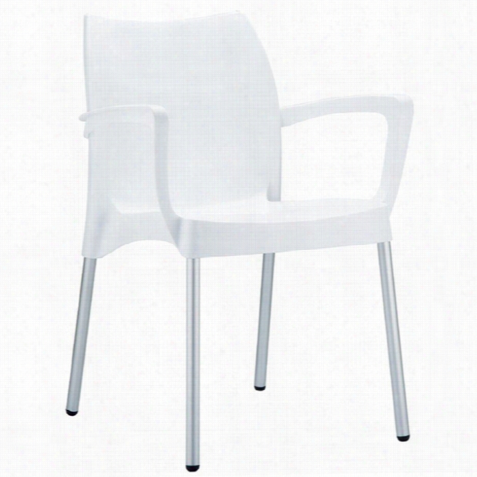 Compamia Dolce Re Sin Outdoor Armchair In White