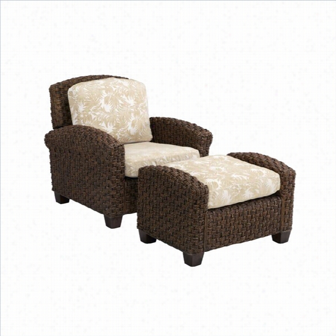 Home Styles Cabana Banana Ii Chair And Ottoman In Cinnamon