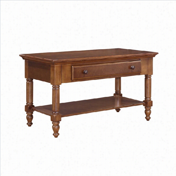 Homestar Renovations By Thomsville 1 Drawer Cfofee Table In Chestnut