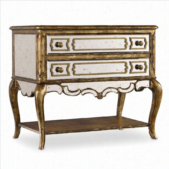 Hooker Furniture 1-drawr Mirrored Toothed  Chest