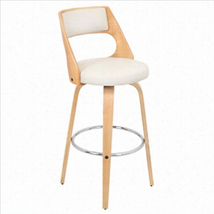 Lumisource Cecina Barstool In Natural And Cream