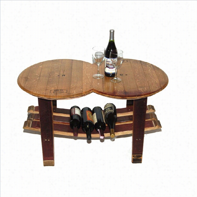 Napa Eaast Collection Barrel Head Coffee Table