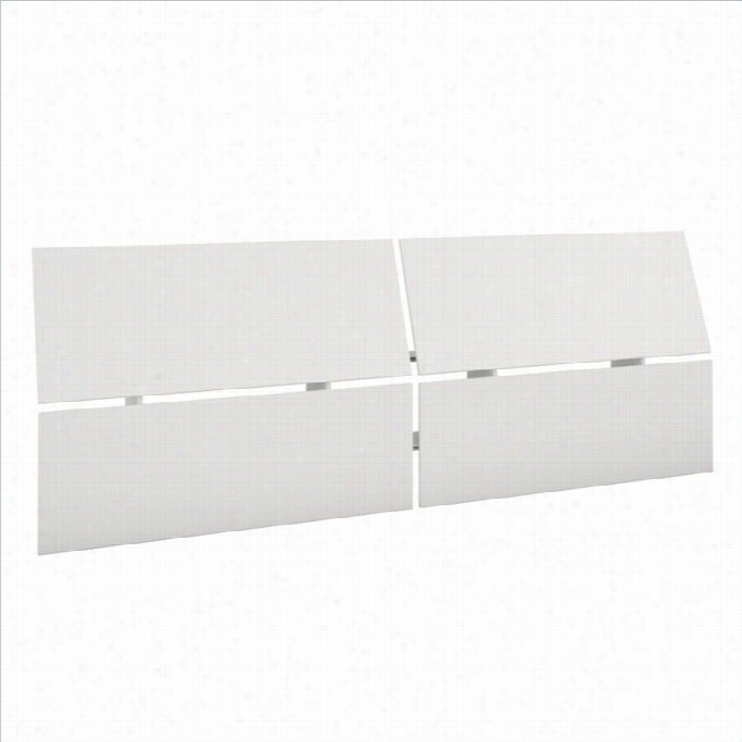 Nexera Acapella Queen Size Wide Panel Headboard In White