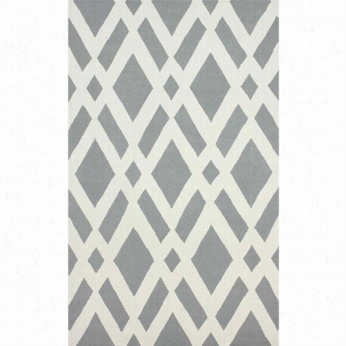 Nuloom 5' X 8' Hand Hooked Jay Rug In Gray