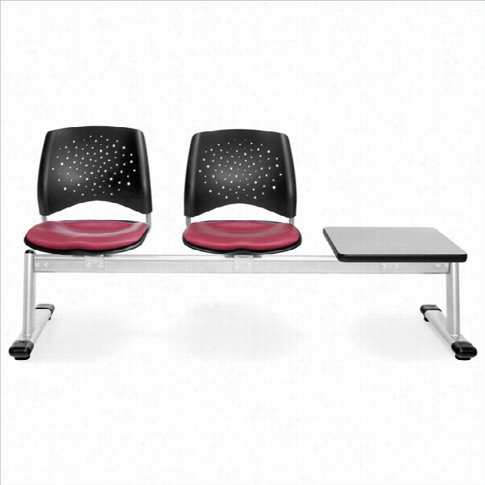 Ofm Star 2 Seats And Table In Zin And Gray