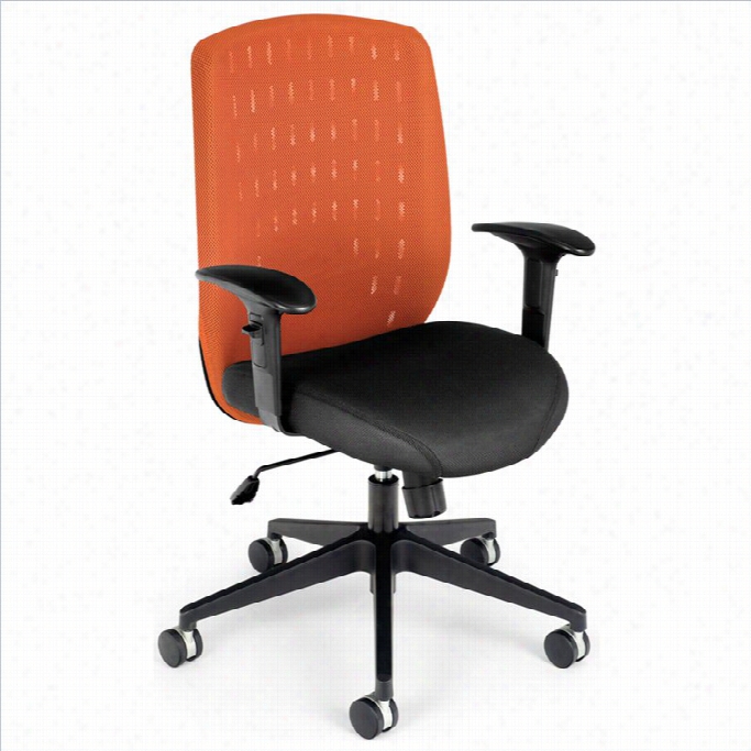 Ofm Vision Executiv Eoffice Chair In Tangerine