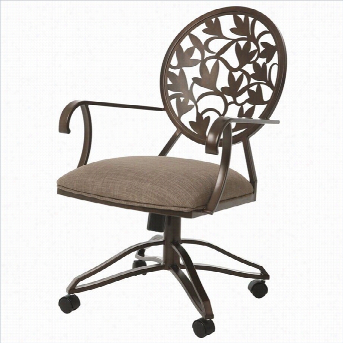 Pastel Furniture Brownsville Caster Dining Chair In Coffee Brown