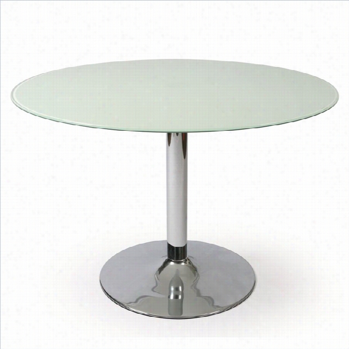 Pas Tel Furniitur E Sundance Round Dining Table In Frosted Glass