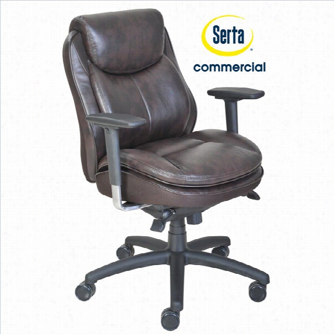 Serta At Home Smart Layers Commercial Series 400 Task Office Chair In Brownn