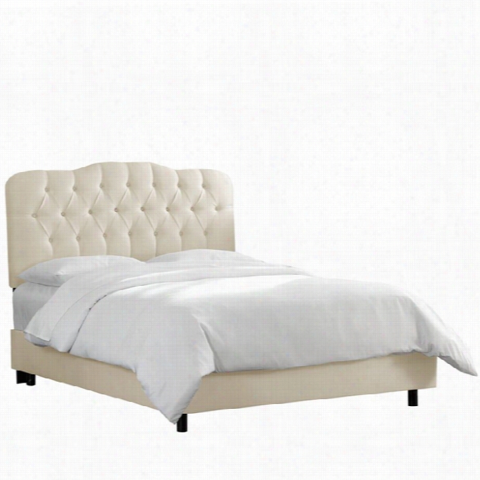 Skylin Etufted Bed In Parchment-twin