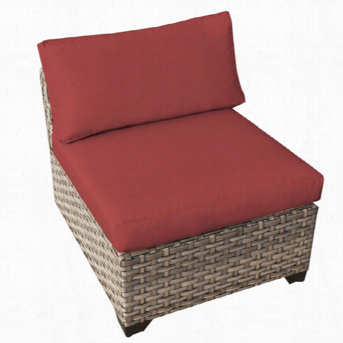 Tkc Monterey Outdoor Wicker Chair In Terracotta