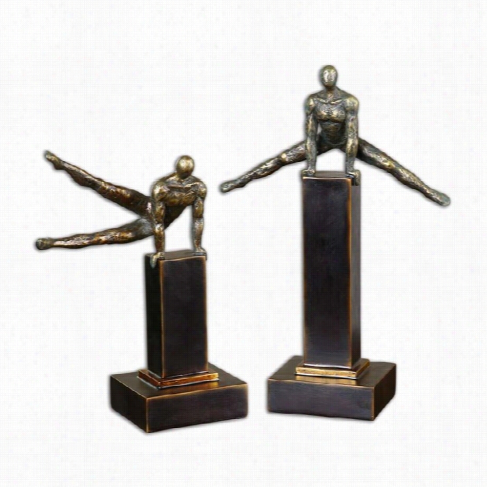 Uttermost Pommel Sculptures (set Of 2)