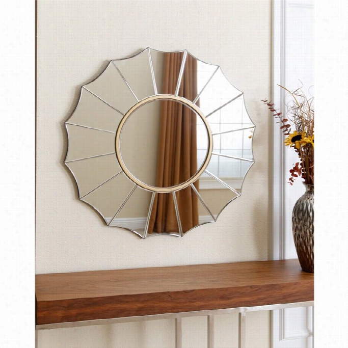 Abbyson Living Royal Round Wall Mirror