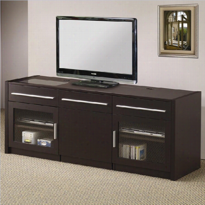 Coastercontemporary Tv Console In Cappuccino