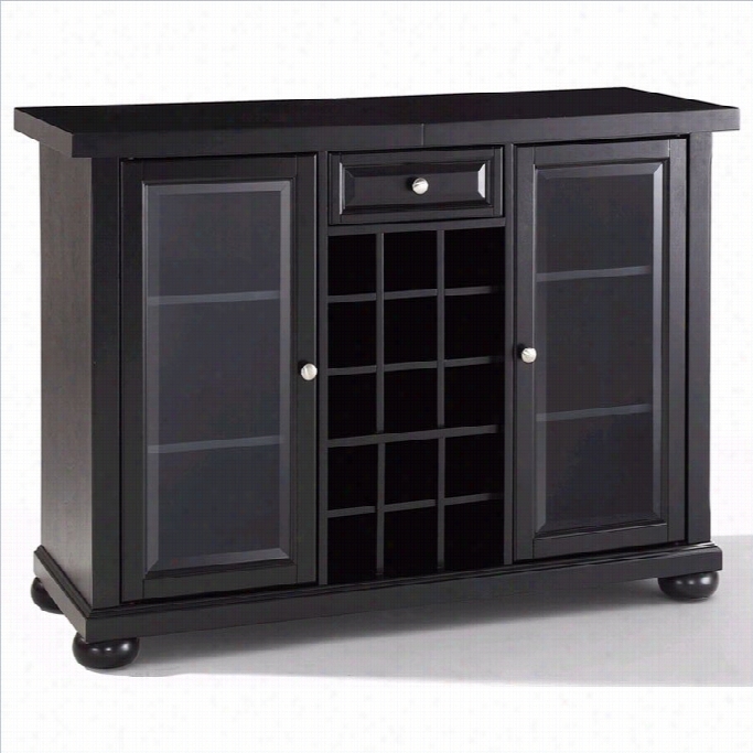 Crosley Alexandria Sliding Top Home Bar Cabinet Inb Lcak