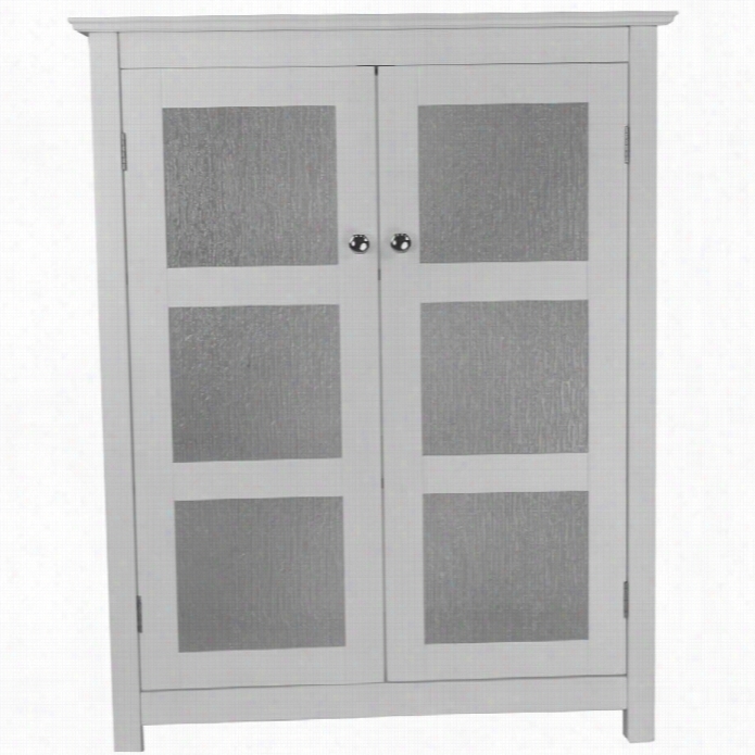 Elegant Home Fashions Connor 2-door Floor Cabinet In White