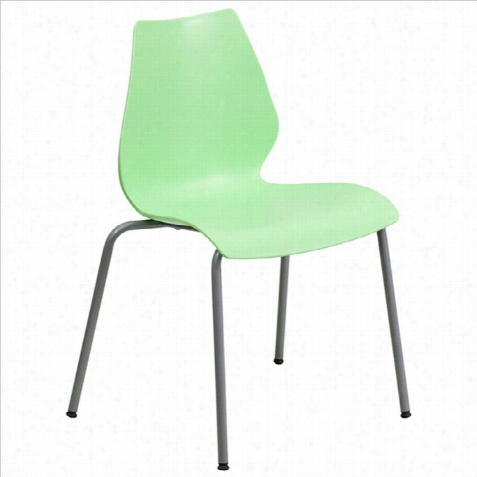 Flash Furniture Herculs Sries Stack Staciing Chair In Grern