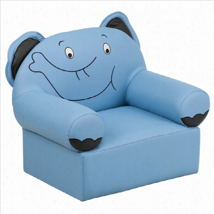 Flash Furniture K Ids Elephant Chiar In Blue
