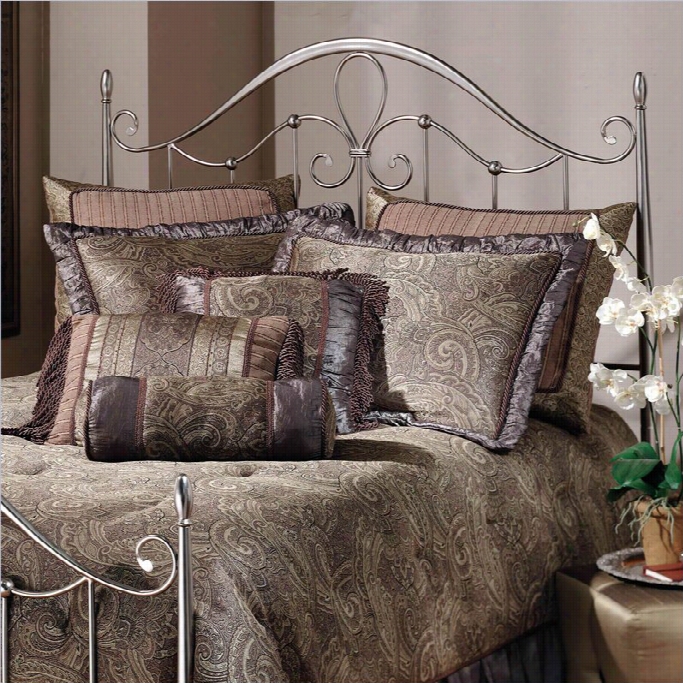 Hillsdale Doheny Spindle Headboard In Antique  Pewter-full/queen