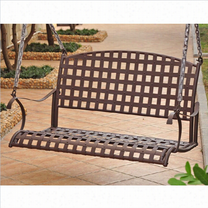 International Caravan Santa Fe Iron 44-foot Nailhead Hanging Porch S Wing