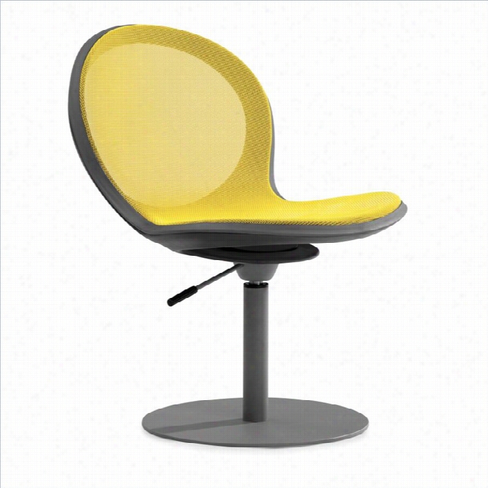 Ofm Net Swvel Base Office Chair With Gaslift In  Ellow