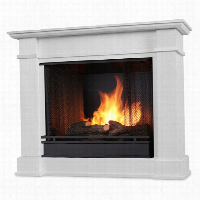 Intrinsic Flame Devin Indoor Gel Fireplace In White