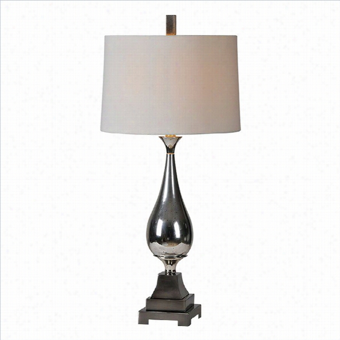 Renwil Jerrica Table Lamp In Silvre Plating