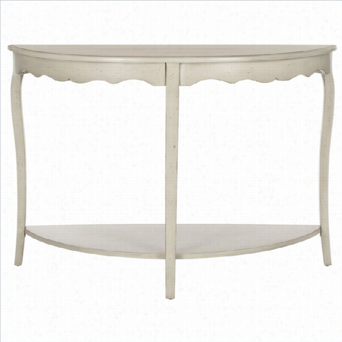 Safavieh Christina Poplar Wood Console In Eggshell