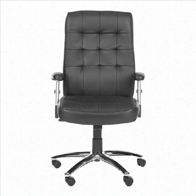 Safavieh Olga Desk Office Chair In Black