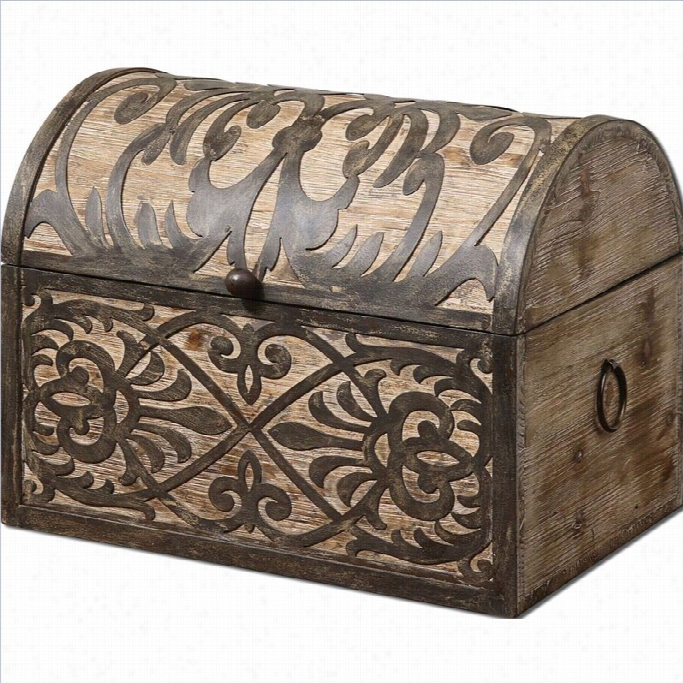 Uttermost Abelardo Rustic Wooden Box