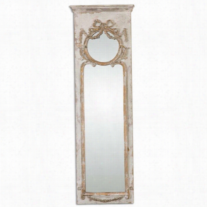 Uttermost Casella Antiqued Ivory Wall Mirror