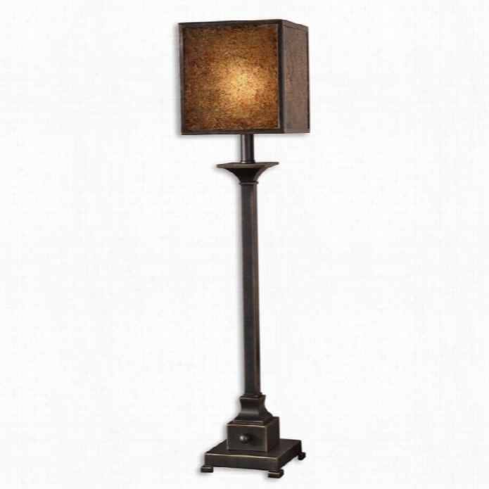 Uttermost Meora Metal Buffet Lamp In Rustic Bronze