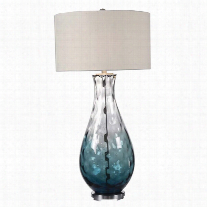 Uttermost Escovato Water Glass Lamp