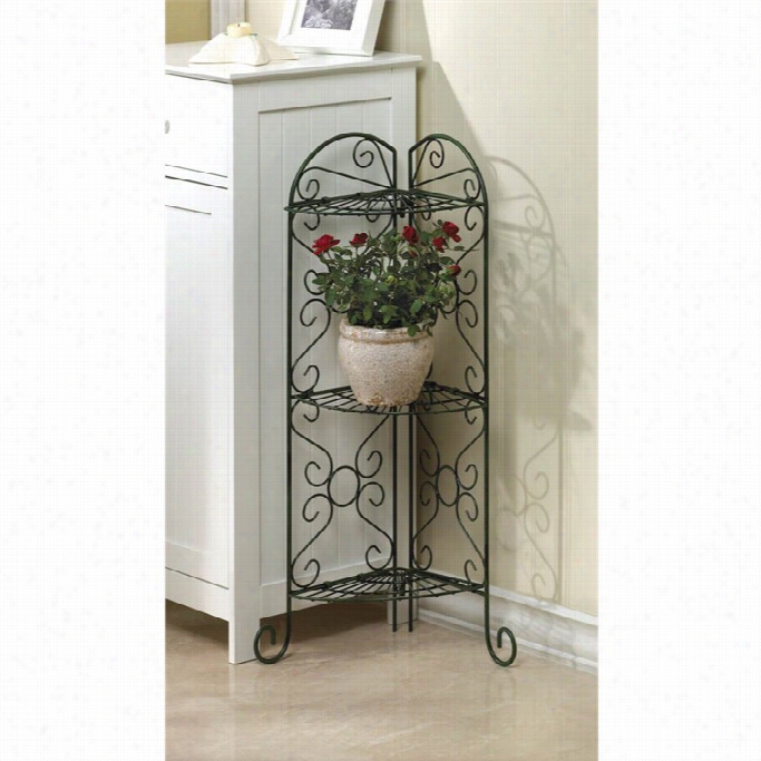 Zingz And Thungz Corner Plant Stand