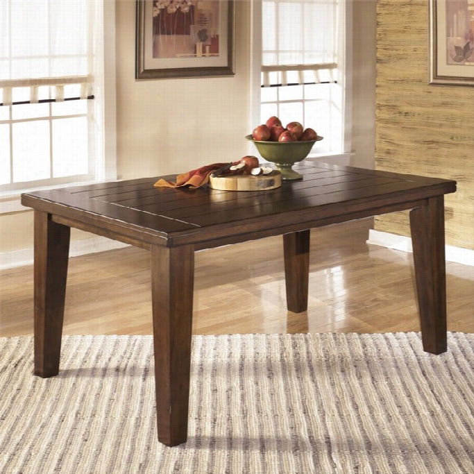 Ashle Y Larchmont Wood Dining Table In Brown