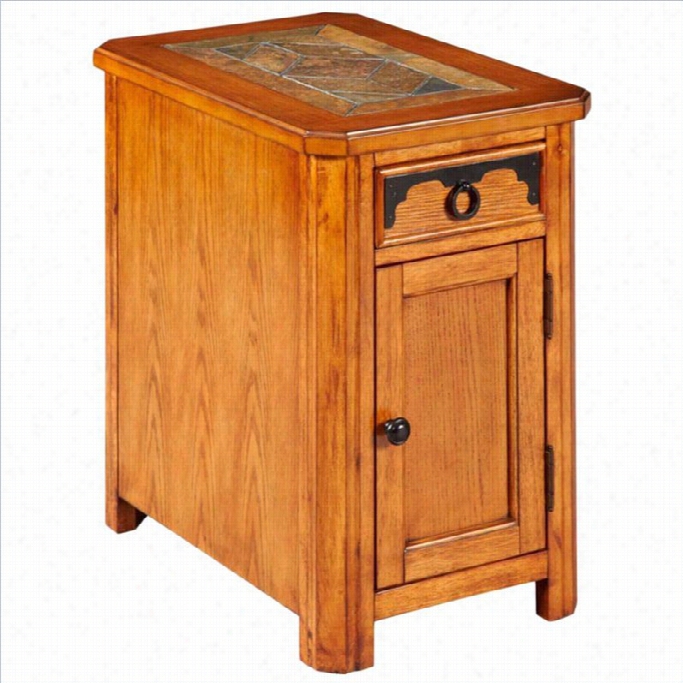 Broyhill Quail Valley Chairsice Chest In  Oak