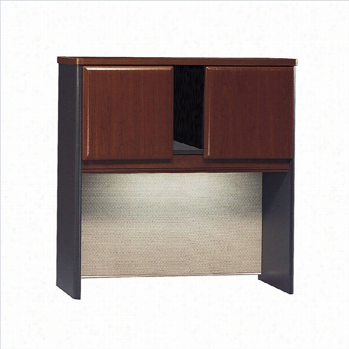 Bush Bbf Series A 36w Hutch In Hansen Cherry