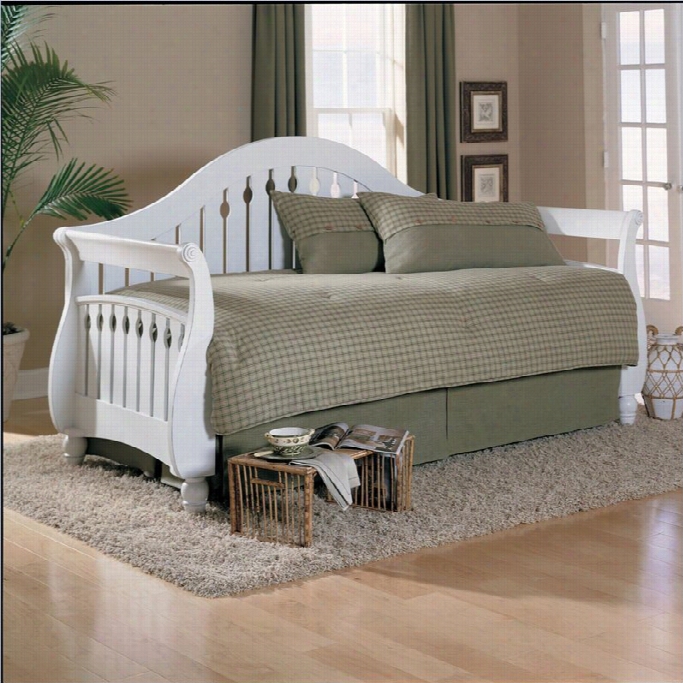 Fashion  Bed Fraser Daybed With Link Spring And Pop-up T Rundle In Frost