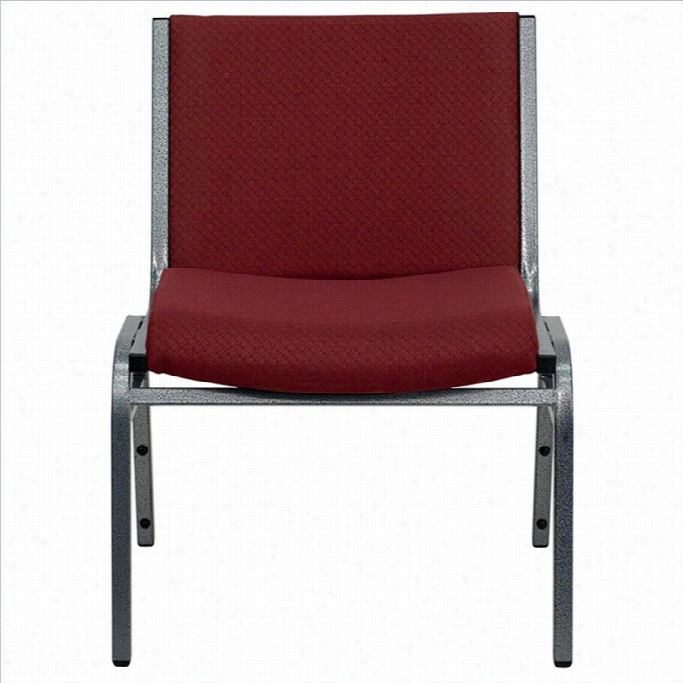 Momentary Blaze Furniture Hercules Extra Wide Stacking Chair In Burgundy
