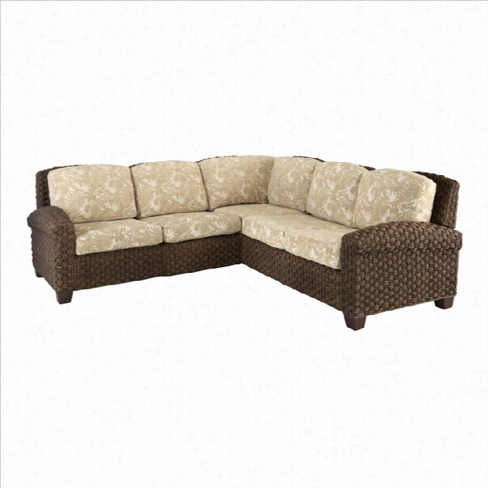 Home Styles Cabana Banana Ii Sectional In Cinnamon Finish