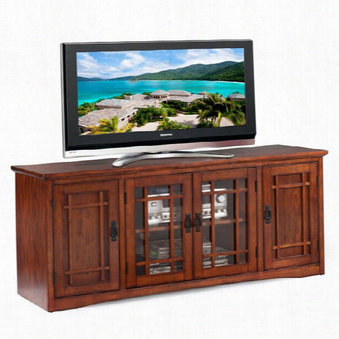 Leick Furnituremmission 60 Tv Stand In Mediu Oak