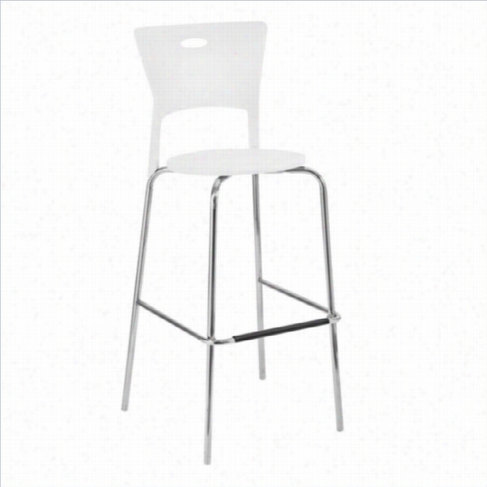 Lumisource Mimi 31.5 Bar Stool In White