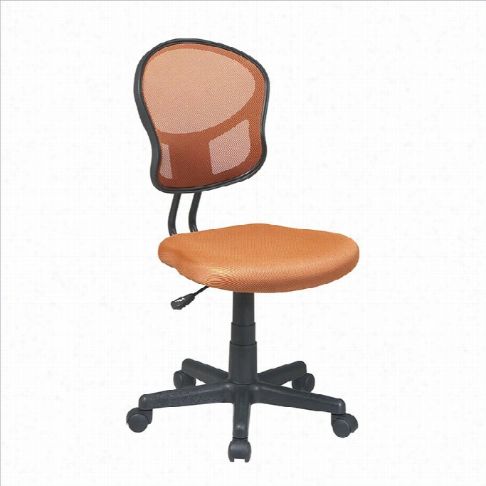 Office Star Osp Designs Seating Mesh Task Office Chaur In Orange