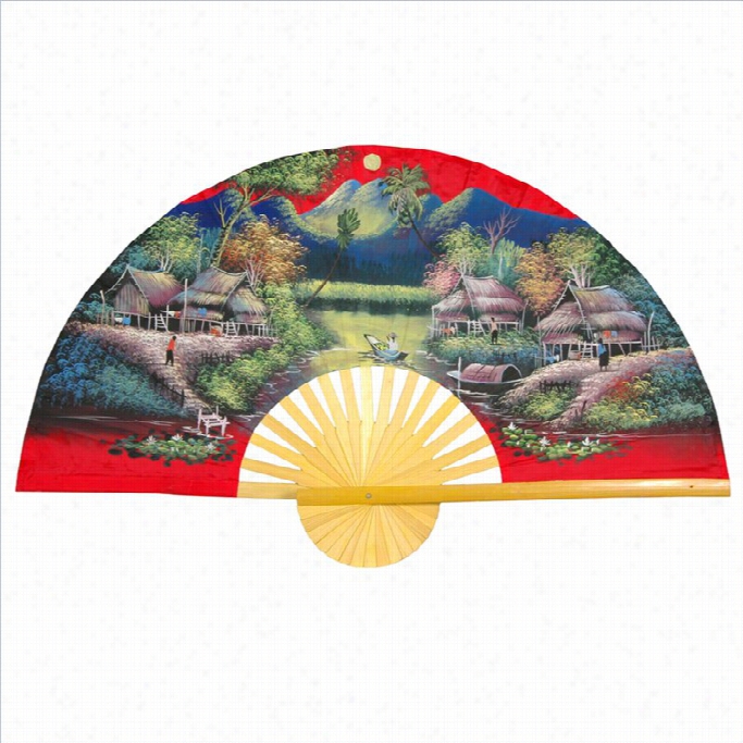 Orienta L Furniture Spring Produce Wall Fan Decor In Multicolof-width 40