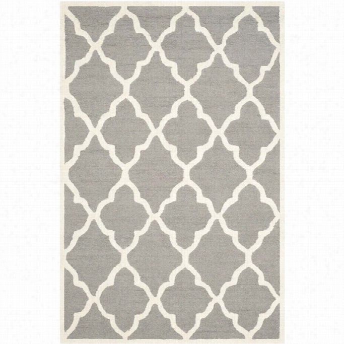 Saffavieh Cambridge Dark Grey Transiti Onal Rug - 4' X 6'