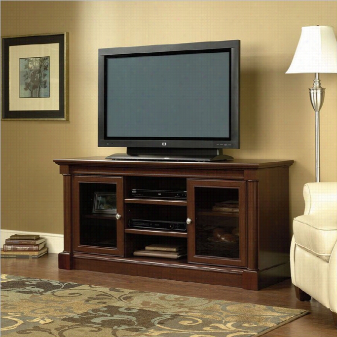 Sauder Palladia Full Size Tv Stand In Cherry Finish