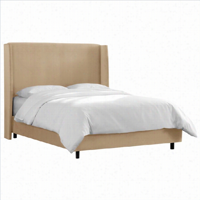 Skyline Furniture Bed In Oatmeal-full