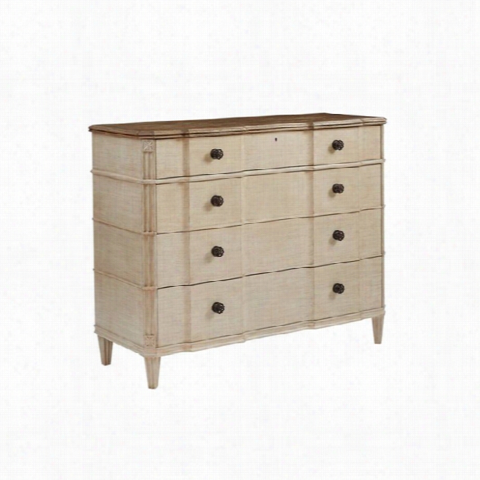 Stanley Villa Couture Claudia 4 Drawer Single Dresser In Glaze